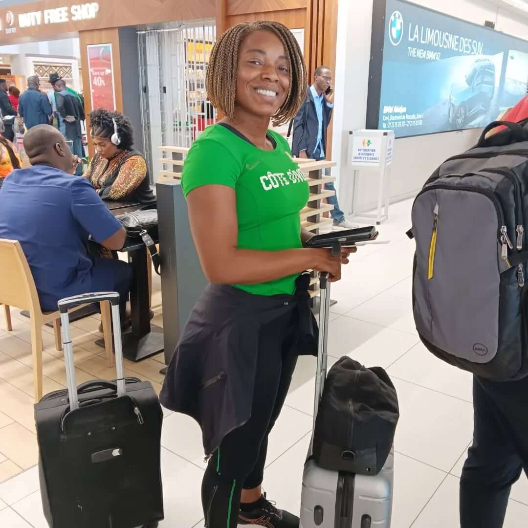 Marie au championnat d'Afrique Masters 2023